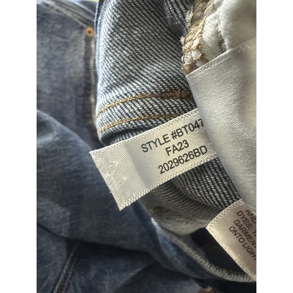 J. Crew Factory Slim Boyfriend Jean All-Day Stretch Plus Size 34 BT047 Blue Wash - Picture 8 of 12